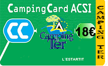 Carte acsi du guide acsi à L'Estartit Carte acsi du guide acsi à L'Estartit. Offres et réductions au camping Ter en Espagne